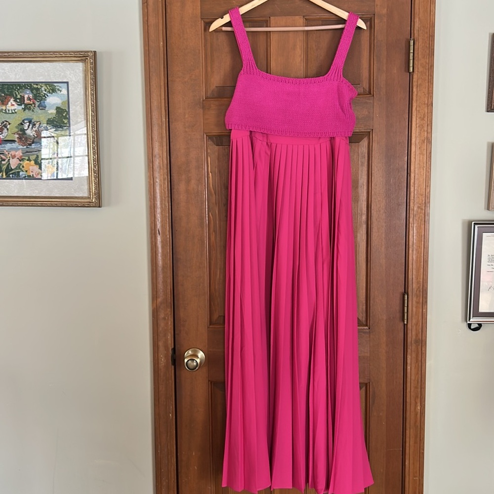 Anthropologie Pink Maxi Dress - Picture 4 of 10